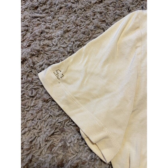 Butter Yellow St. John Sport Women's Tshirt, Size L - Picture 4 of 10